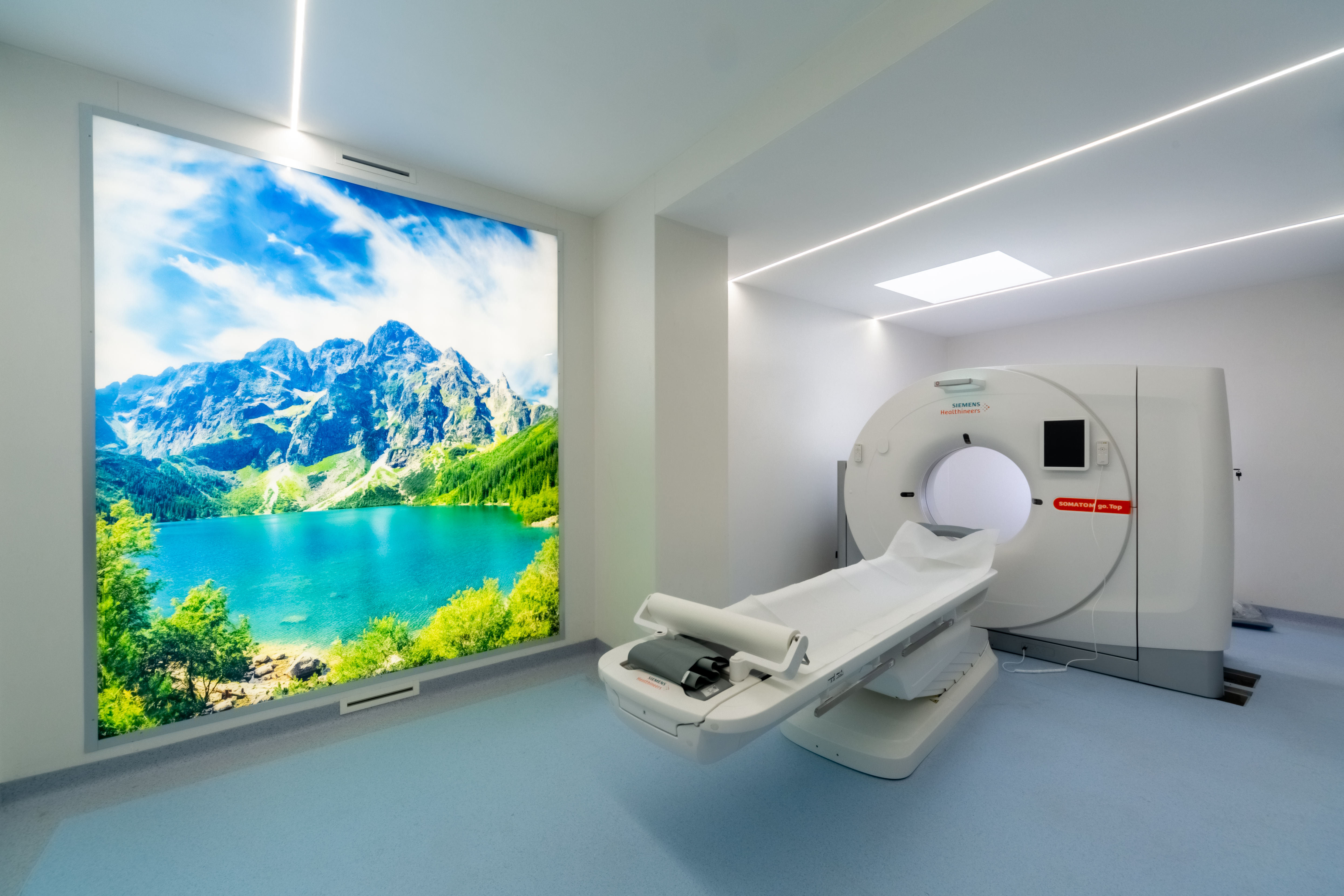 TAC 128 Slice alta precisione diagnostica e bassa dose di radiazioni